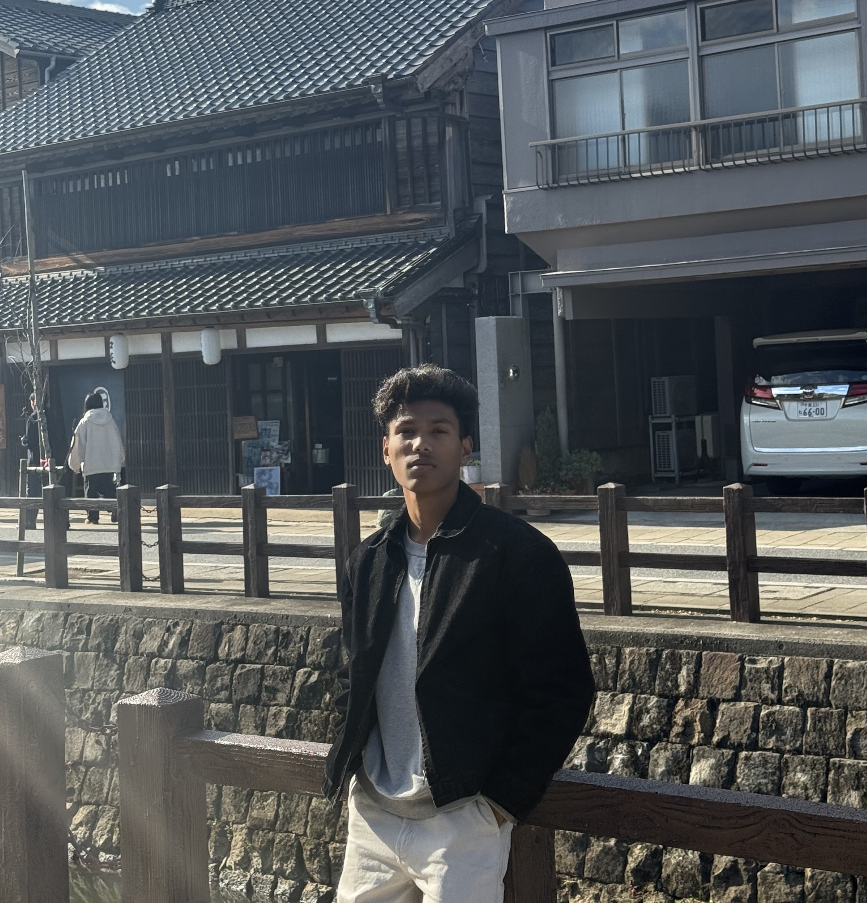 Portrait of Dipam, business student in Japan